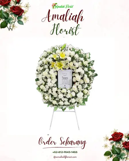 Krans Bunga Duka Kawasan Perkantoran Jatiasih Bekasi